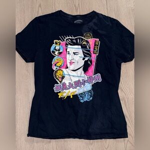 Big Trouble in little china Lootwear Black and Pink Graphic T-Shirt
